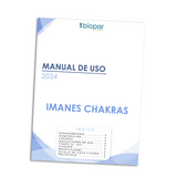 KIT 7 IMANES CHAKRAS DE NEODIMIO (forro madera)