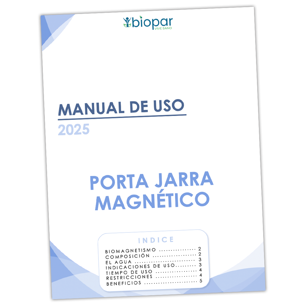 PORTA JARRA MAGNÉTICO PARA IONIZAR EL AGUA