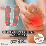 4 PARES DE PLANTILLAS MAGNÉTICAS