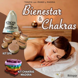 KIT BIENESTAR Y CHAKRAS (madera)